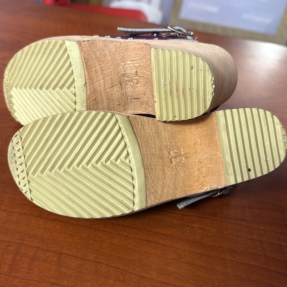 Torpatoffeln Swedish Clogs purple - Picture 7 of 10